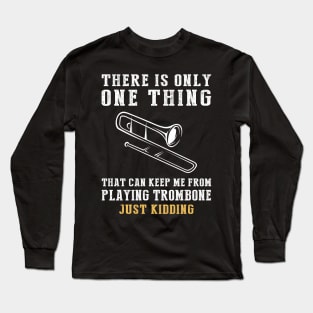 Trombone Tales and Trombone Laughs - A Playful Serenade! Long Sleeve T-Shirt